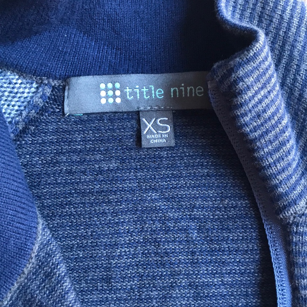 Title Nine sweater jacket